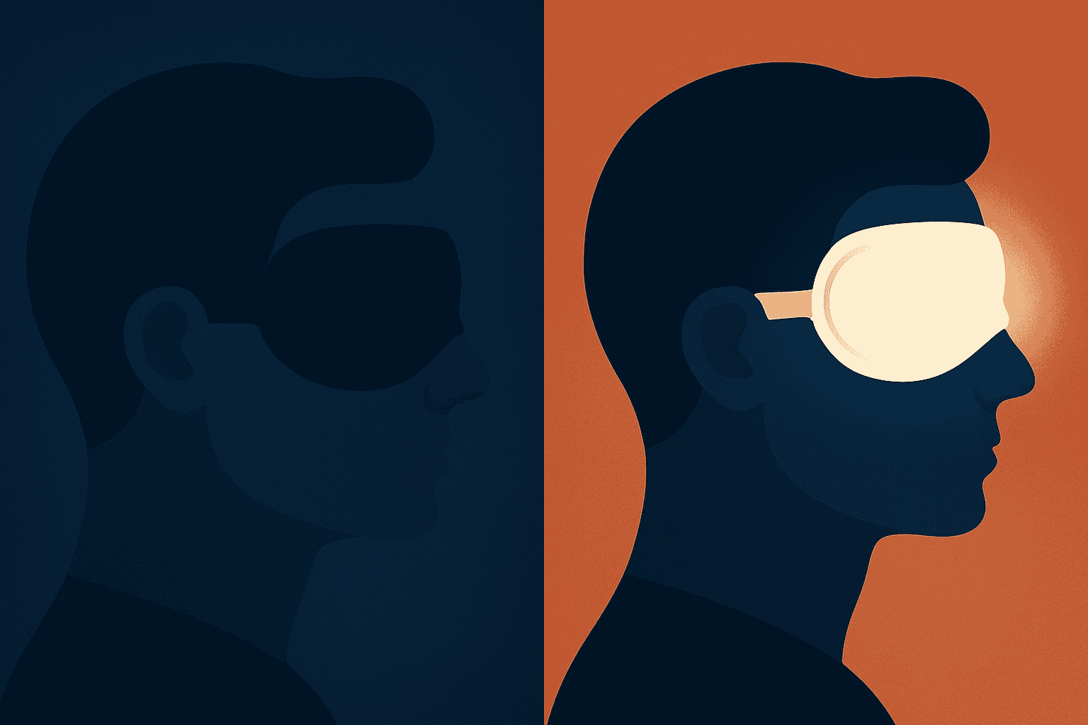 Máscara de Sono: Espuma vs Seda