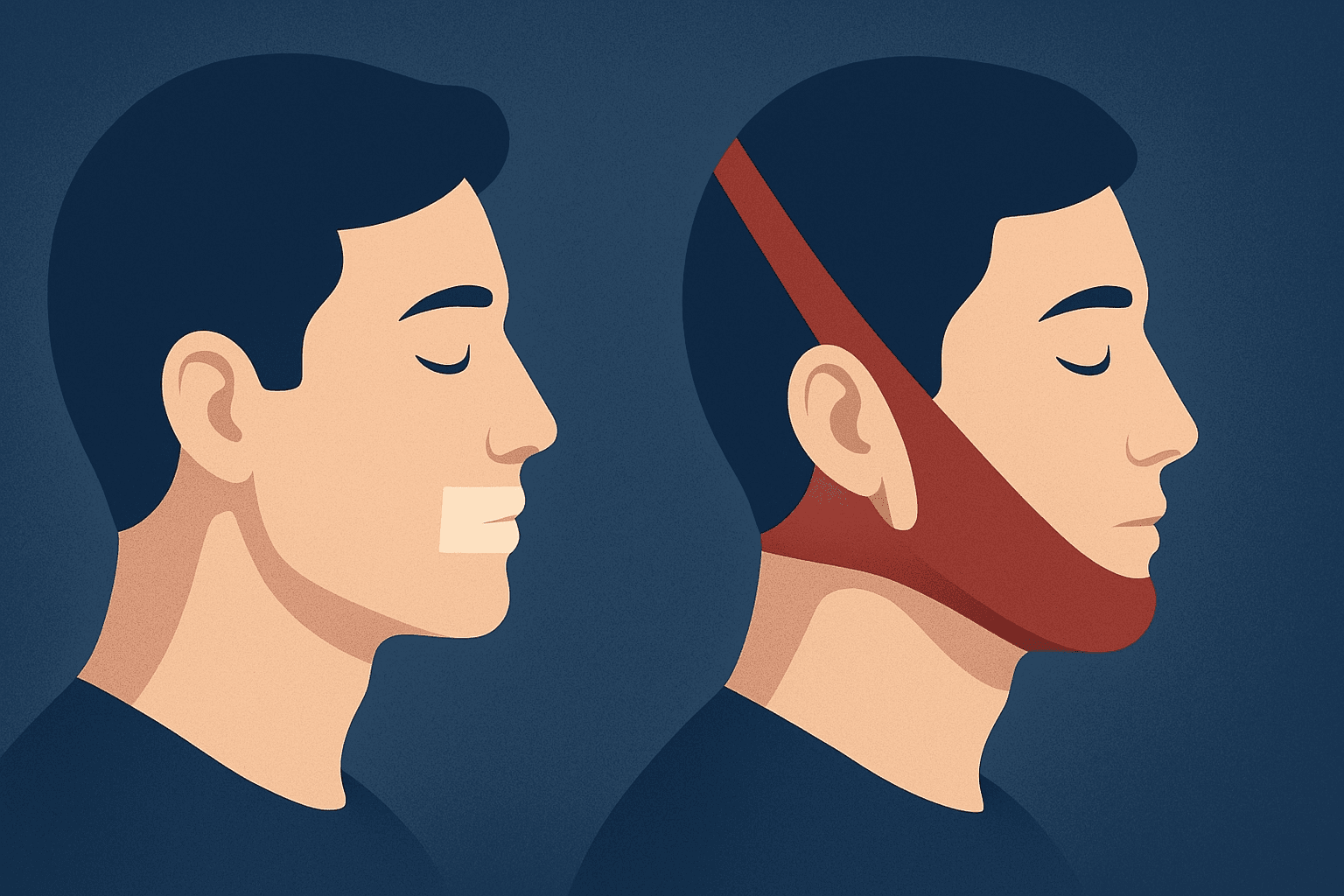 mouth tape vs chin strap