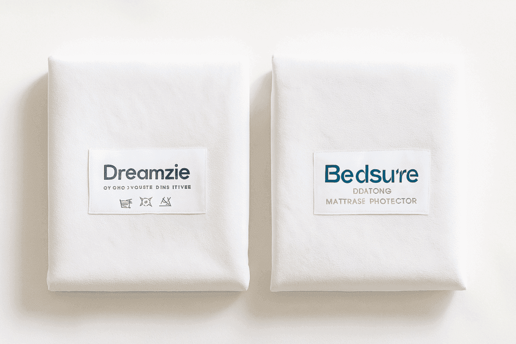 dreamzie vs bedsure protetor de colchão de bambu