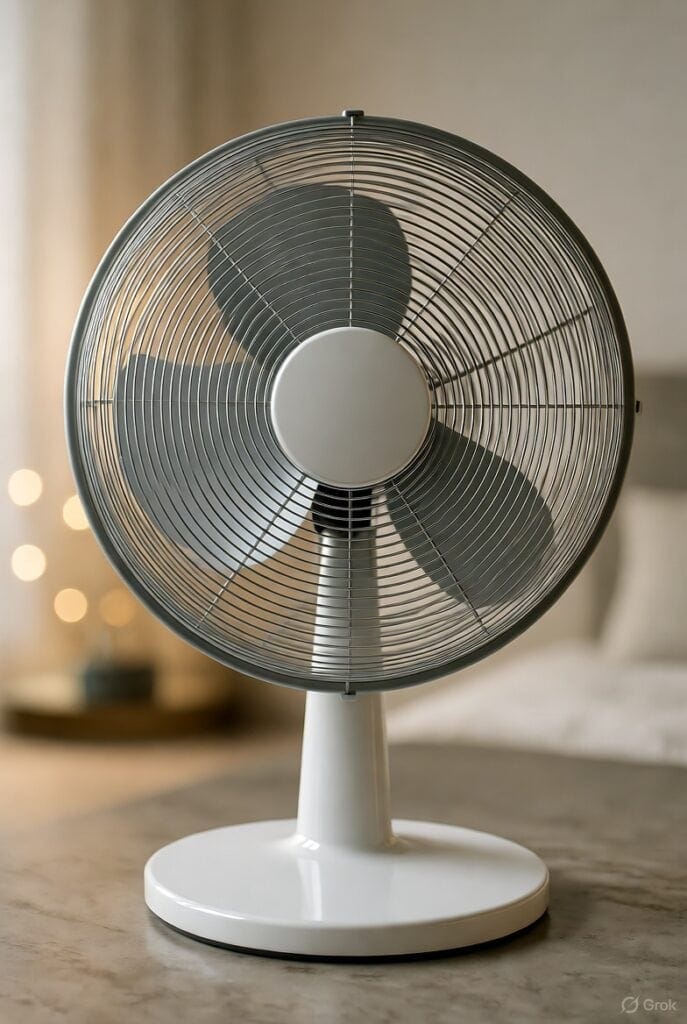 Imagem actual: Rowenta VU5640 vs Honeywell HSF600 — ventiladores de pedestal silenciosos para dormir