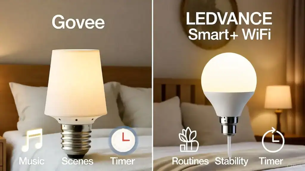 Imagem actual: govee e27 vs ledvance smart+ wifi