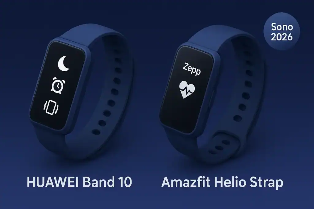 Imagem actual: huawei band 10 vs amazfit helio strap