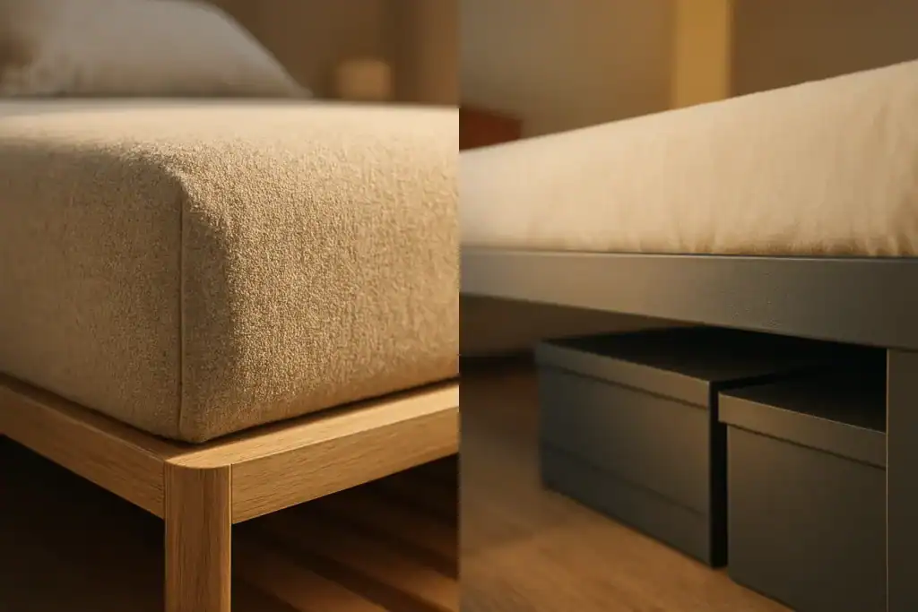 Imagem actual: mueblix somier eco vs amazon basics somier dobrável