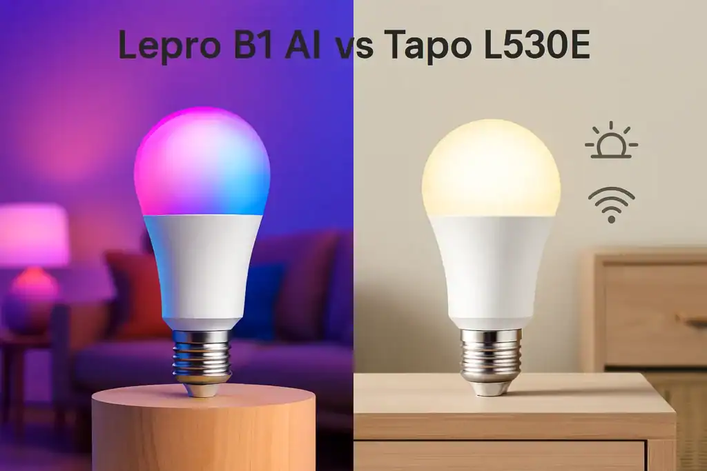 Imagem actual: lepro b1 ai vs tapo l530e
