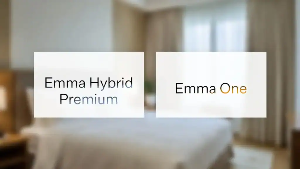 Emma Hybrid Premium vs Emma One (160×200) — comparação 2026