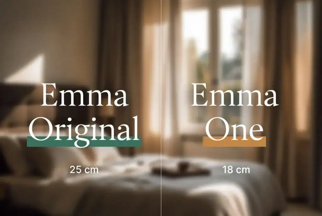 Imagem actual: emma original vs emma one